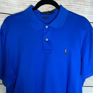 Men soft fabric polo